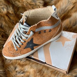 Golden Goose Brown Mid Star Sneaker